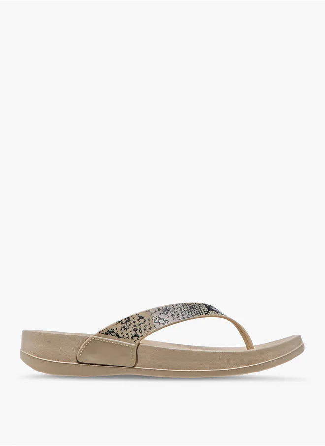Celeste Women's Printed Slip-On Thong Slippers