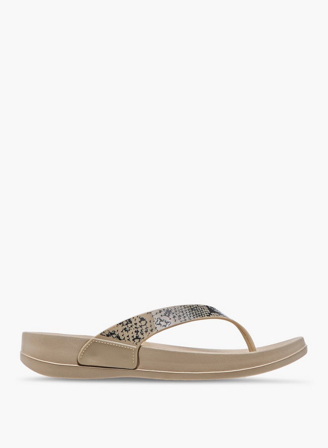 Celeste Women's Printed Slip-On Thong Slippers - Image 2