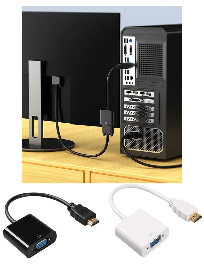 Generic HDMI to VGA Adapter Converter 1080P External Video Card to Desktop,Laptop,HDTV,Monitor,Projector  - Image 4
