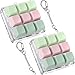 Axlksia Keyboard Fidget Toy Fidget Clicker Keyboard Fidget Keychain Button Fidget Gifts for Adults to Relieve Stress and Pass Time 2 Pack I - Image 2