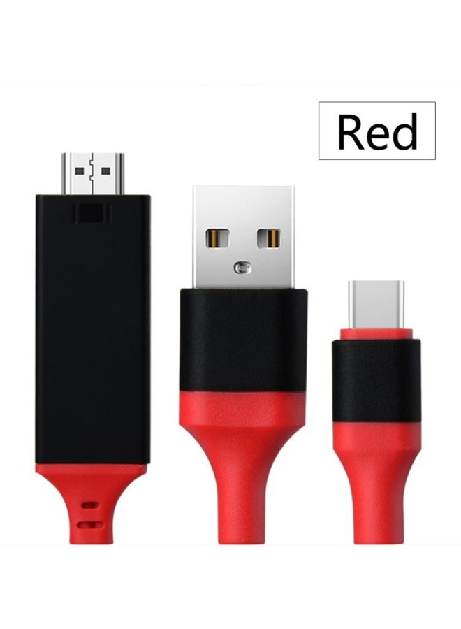 نيوترل هاتف S8/S9 إلى التلفزيون - كابل Type-C إلى HDMI لنفس الشاشة - USB 3.1 - كابل عرض شاشة أندرويد بدقة 4K - Image 1