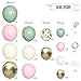 MEBAY Sage Green Pink Gold Balloon Arch Kit 141Pcs Sage Green Pastel Pink Chrome Gold Sand White Latex Balloons for Birthday Wedding Baby Shower Gender Reveal Anniversary - Image 4