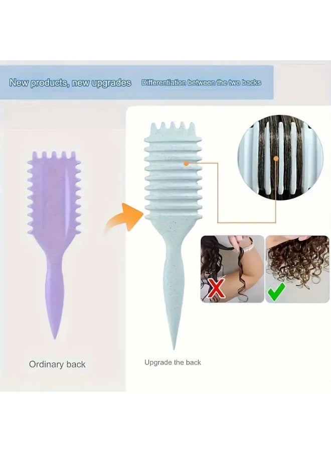 شي إن مجموعة أدوات الشعر 5 في 1 – بخاخة مياة + فرشاة ومشط حواجب + فرشاة للحواف + فرشاة تقسيم + فرشاة شعر - Image 2