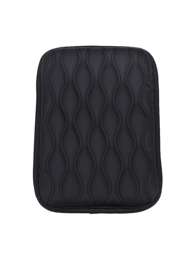 Generic Auto Center Console Cover Console Cover Armrest Pads PU Leather Car Armrest Seat Box Pad Cushion Protector Universal Fit  - Image 1