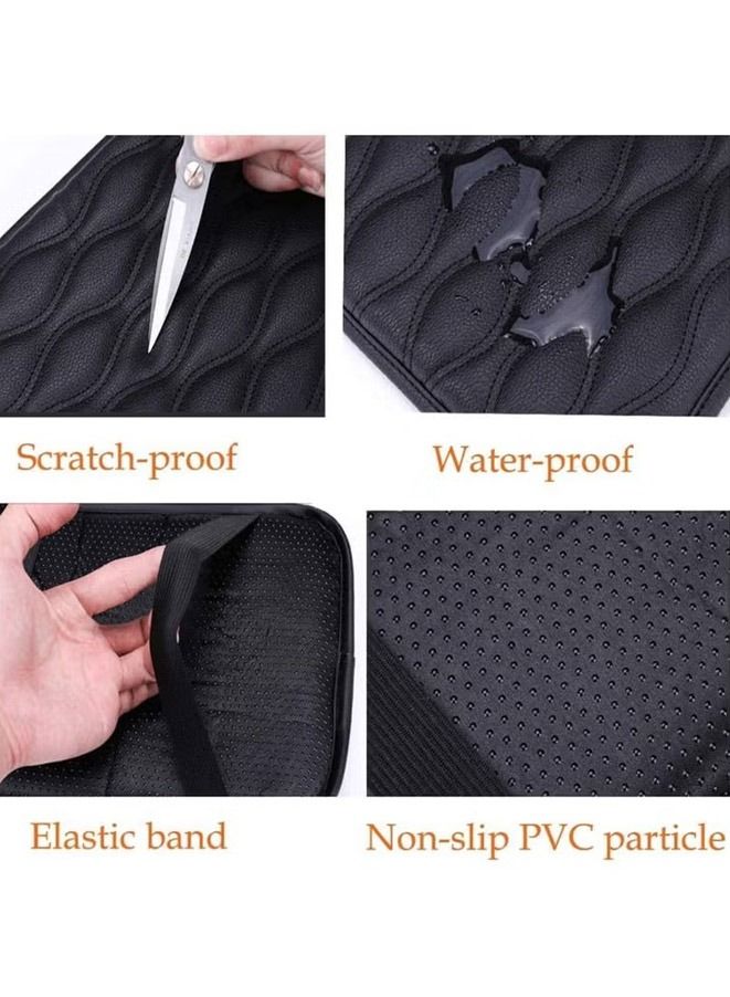 Generic Auto Center Console Cover Console Cover Armrest Pads PU Leather Car Armrest Seat Box Pad Cushion Protector Universal Fit  - Image 2
