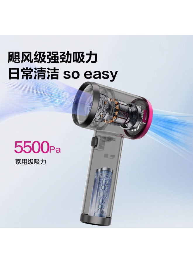 Deli Cordless Car Vacuum Cleaner, 5500pa Powerful Suction, 3c Certified, Long Battery Life, Low Noise, Compact Portable Vacuum Cleaner For Car And Home Use - Image 1