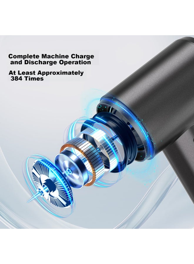 Deli Cordless Car Vacuum Cleaner, 5500pa Powerful Suction, 3c Certified, Long Battery Life, Low Noise, Compact Portable Vacuum Cleaner For Car And Home Use - Image 3