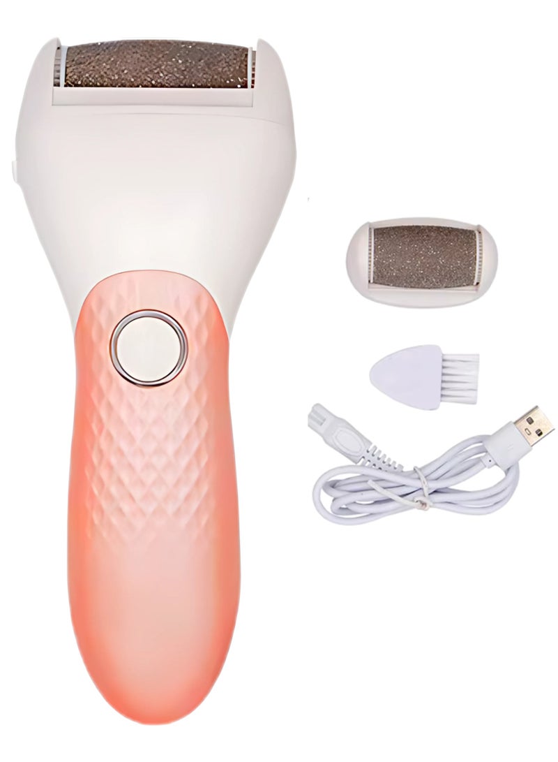Electric Feet Callus Remover, Pedicure Kit Tools, Rechargeable Dry Hard Skin with 2 Roller Heads 2 Speed for Feets - Image 1