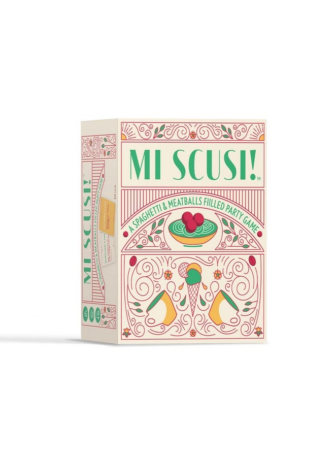 FITZ Mi Scusi Party Game - Hilarious Italian Family Card Game, Perfect for Game Night, Ages 14+, 2+ Players, 30 Minute Playtime, Made by Fitz Games - Image 1