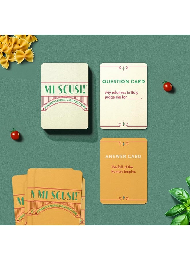 FITZ Mi Scusi Party Game - Hilarious Italian Family Card Game, Perfect for Game Night, Ages 14+, 2+ Players, 30 Minute Playtime, Made by Fitz Games - Image 3