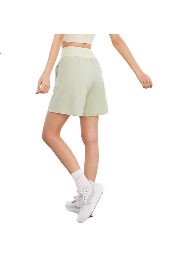 Never Me Women's Sports Pants, Casual Shorts, High-waisted, Tummy Control, Loose-fitting, Breathable, Quick-drying, For Running, Fitness, And Boxing, Summer - Image 2