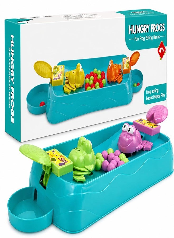Goyal's Hungry Frog Eating Beans Game Indoor Interactive Family Board Game with Balls - 2 Player - Image 1