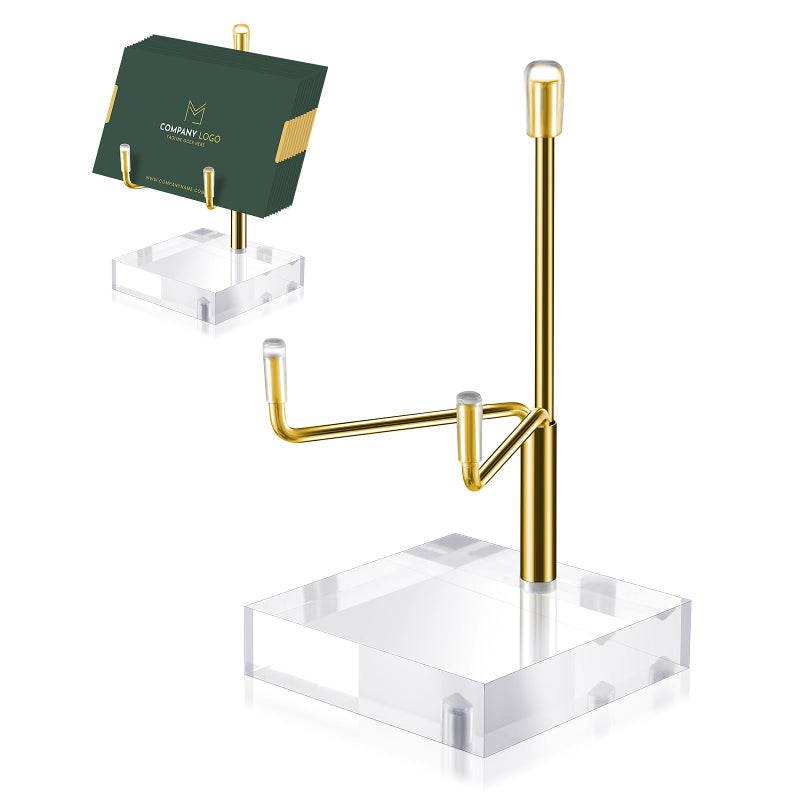 Sibba Adjustable Metal Arms Display Stand Photo Stand Easel Acrylic Base Small Holder Case Plate Clear Base Home DÃ©cor Accents Rack for Picture Decorative Book Coral Geodes Rock - Image 2