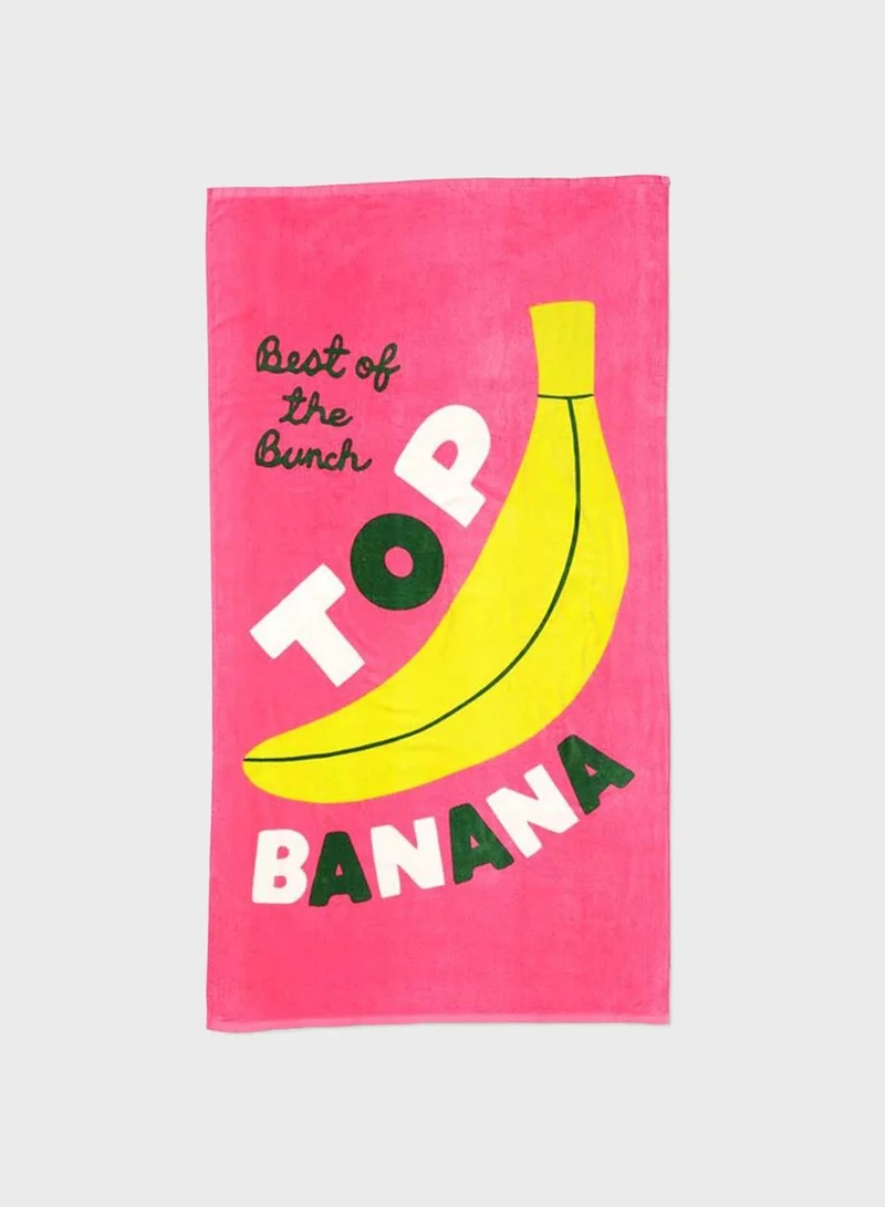 ban.do Top Banana Beach Towel