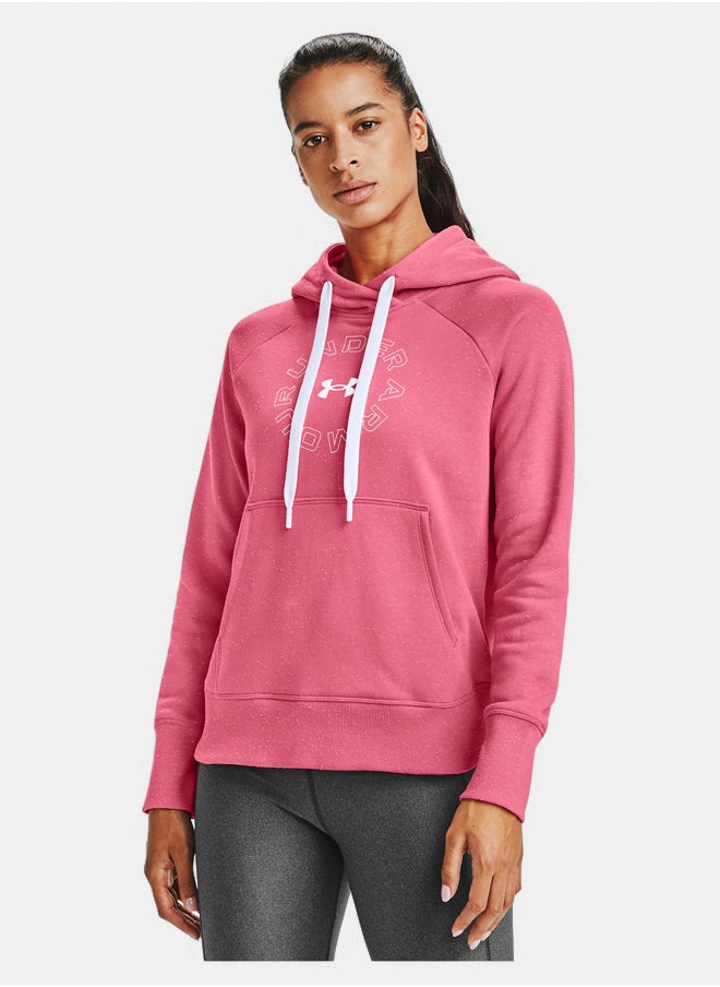 UNDER ARMOUR Rival Fleece Metallic Hoodie  - Image 1