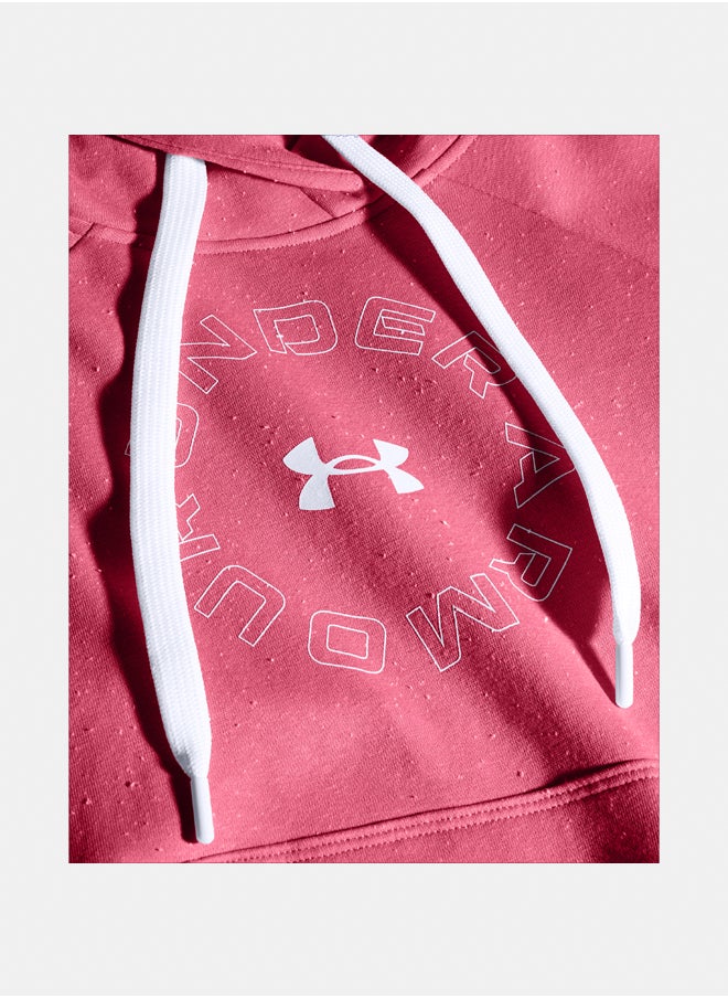 UNDER ARMOUR Rival Fleece Metallic Hoodie  - Image 5