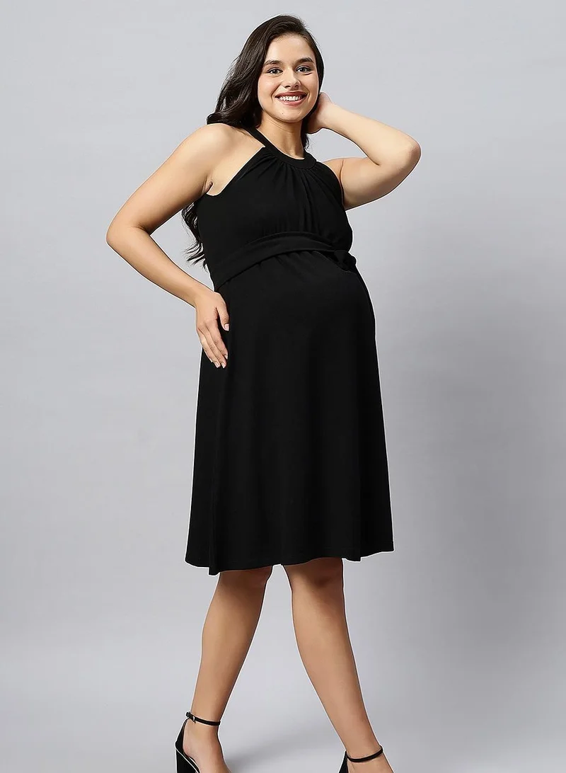 TUMMY Halter Neck Dress