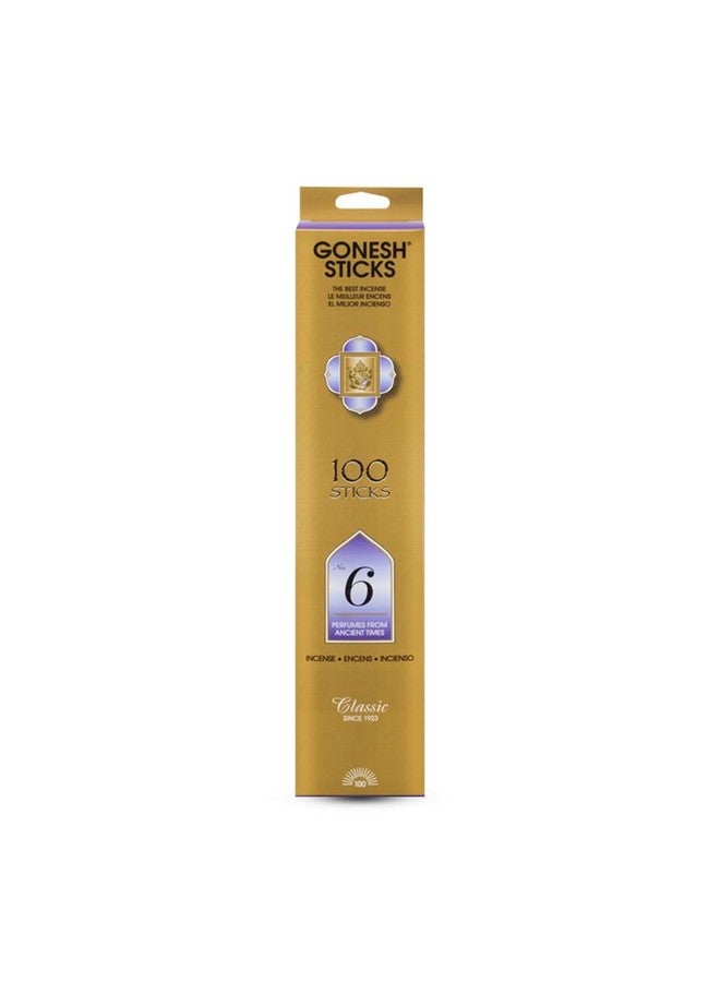 Gonesh - Classic Collection - Non-Toxic 10” Slow Burn Wood & Spice Aromatic Sticks - No. 6-100 Pack - Image 1