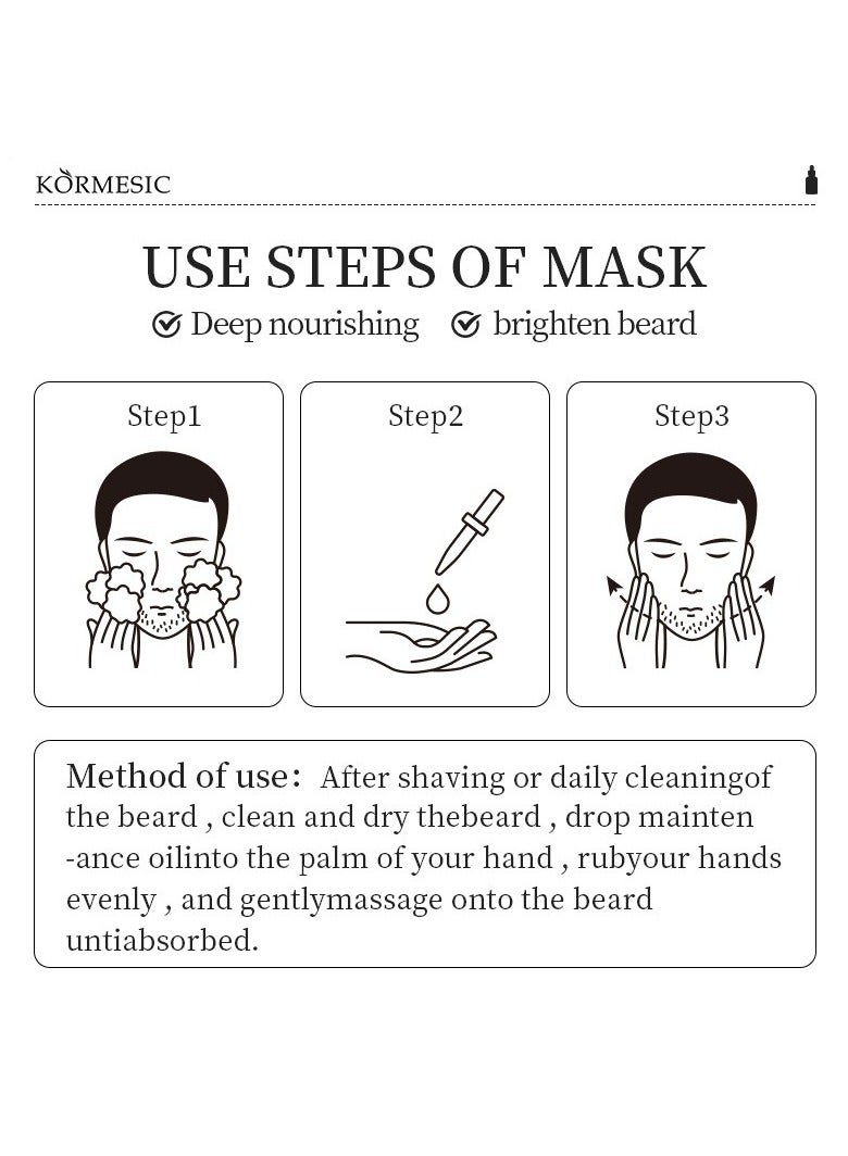 Kormesic Deep Resource Beard Oil 30ml - Image 3