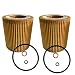 znakeauto 2 x Oil Filter Element Set Fit for BMW 128i 135i 323i 325i 328i 330i 335i 428i 435i 525i 528i 530i 535i 640i 740i Hybrid 3 5 7 M235 X1 X3 X4 X5 X6 Z4Part No 11427541827 11427953129 - Image 2