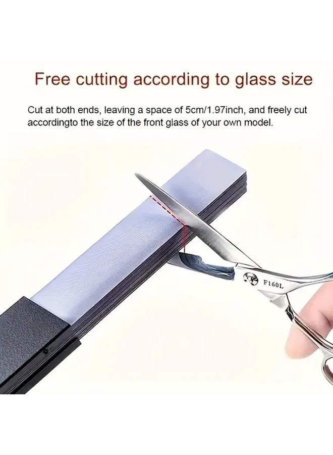 Retractable Car Sunshade Black 18 11inch UV Protection Heat Insulation Foldable - Image 4