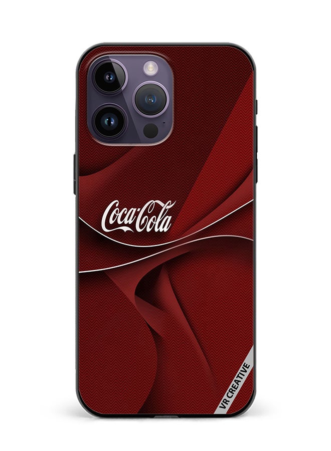VR CREATIVE Protective Case Cover For Apple iPhone 15 Pro Max Cocacola Design Multicolour - Image 1
