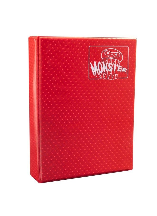 Monster Protectors - Mega Red Holofoil 9 Pocket Xl Binder With Hard Cover Holds 720 Collectible Trading Cards Compatible With Pokémon Yugioh Mtg And Other Tcgs Keeps Your Cards Safe And Secure - Image 1