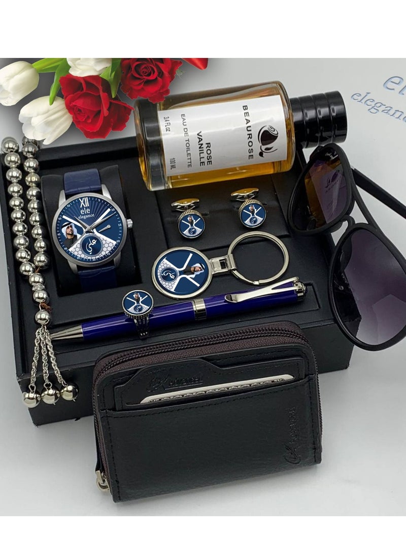 A complete men's set containing 9 pieces Bassem Ali