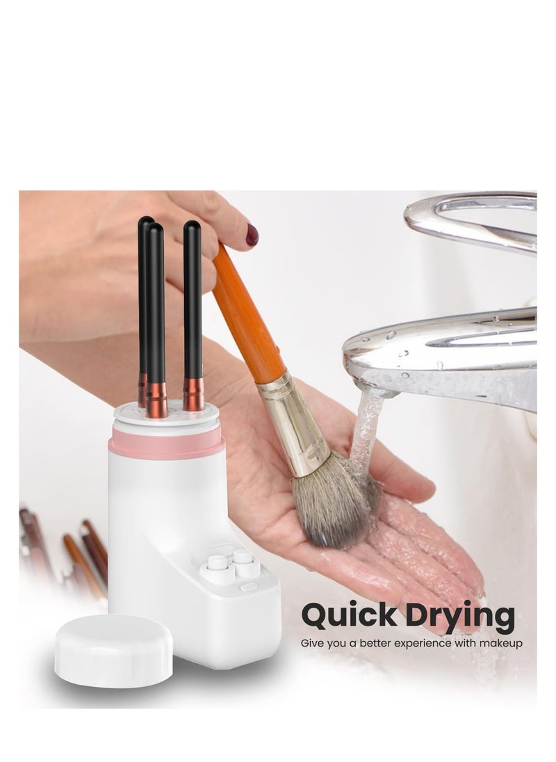 SYOSI - Electric Makeup Brush Dryer Machine, Deep Cleaner Kit for Makeup Brushes, Time&Temperature Adjustable, Constant Temperature Without Hurting The Bristles, fit for Almost All Size Make up Brushes - Image 1