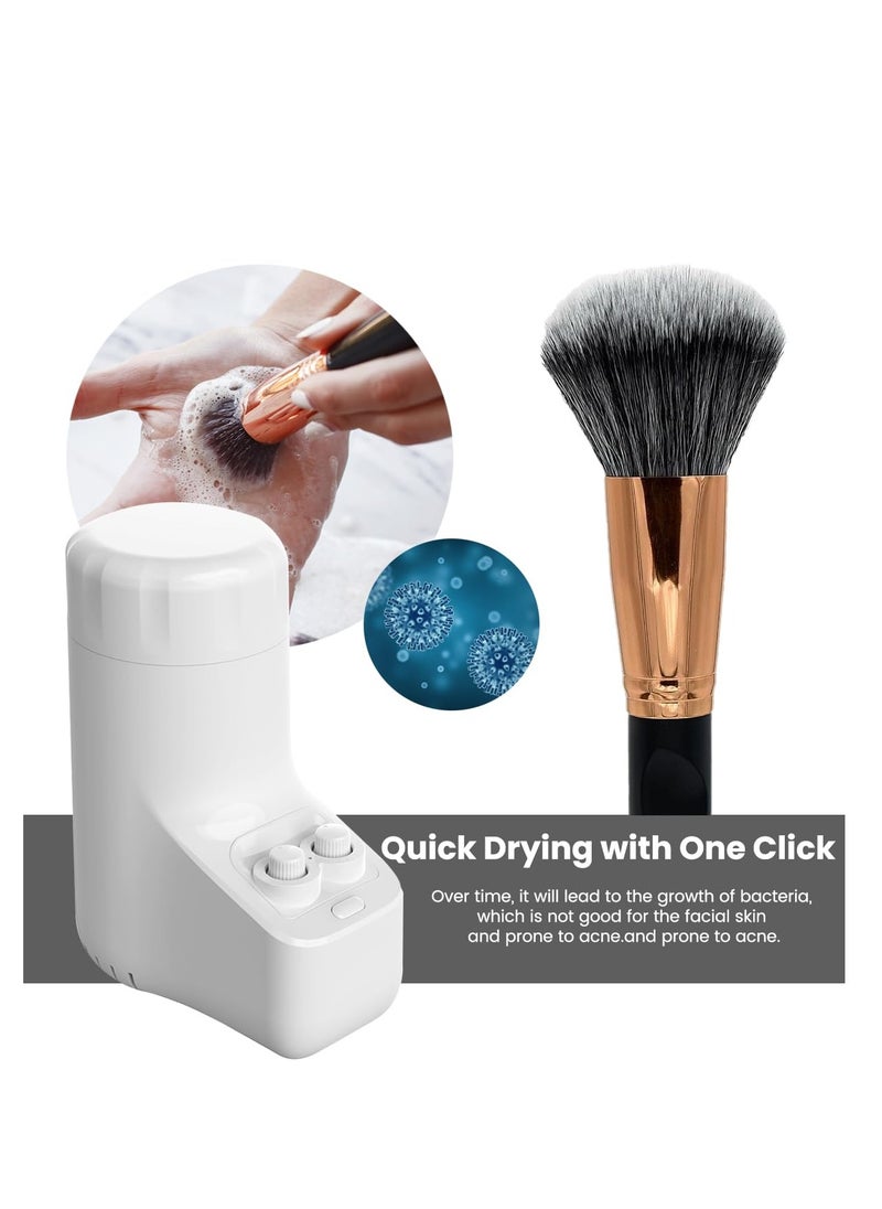SYOSI - Electric Makeup Brush Dryer Machine, Deep Cleaner Kit for Makeup Brushes, Time&Temperature Adjustable, Constant Temperature Without Hurting The Bristles, fit for Almost All Size Make up Brushes - Image 1