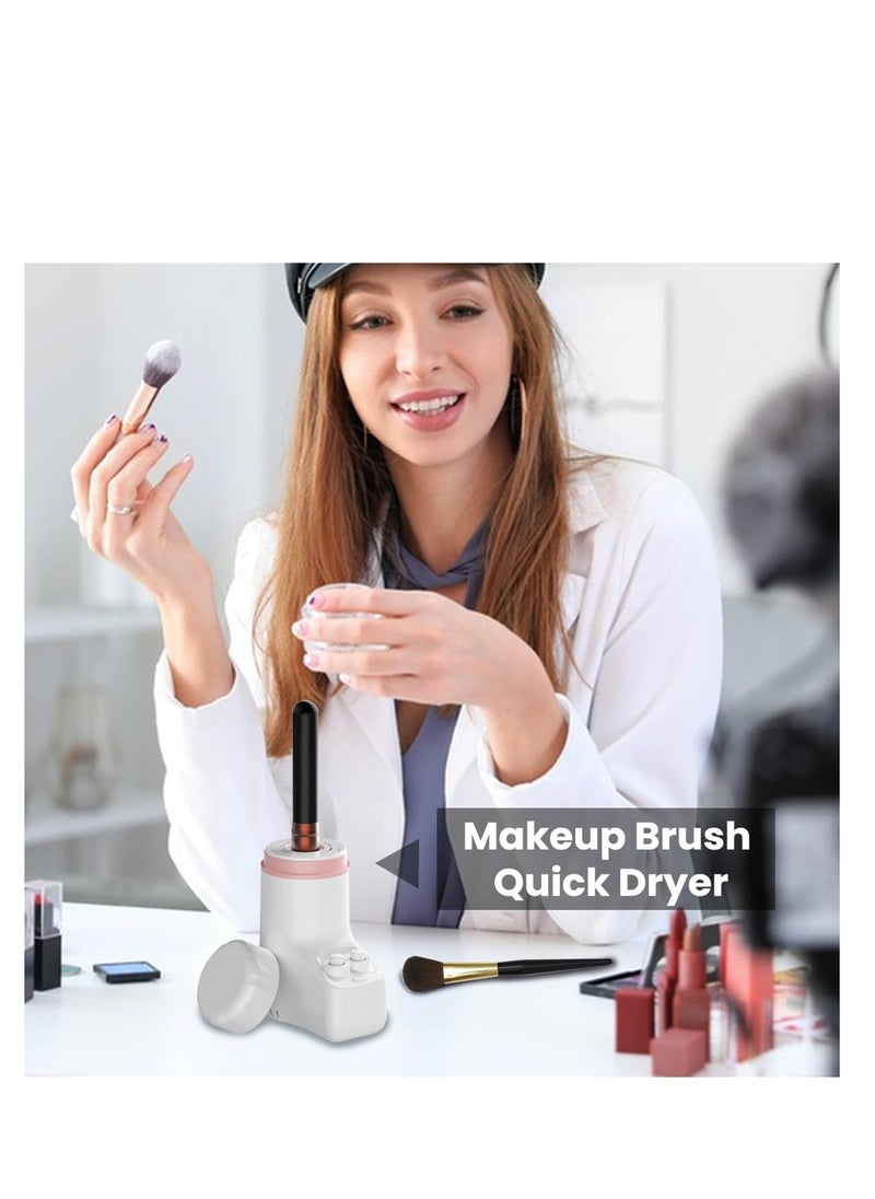 SYOSI - Electric Makeup Brush Dryer Machine, Deep Cleaner Kit for Makeup Brushes, Time&Temperature Adjustable, Constant Temperature Without Hurting The Bristles, fit for Almost All Size Make up Brushes - Image 1