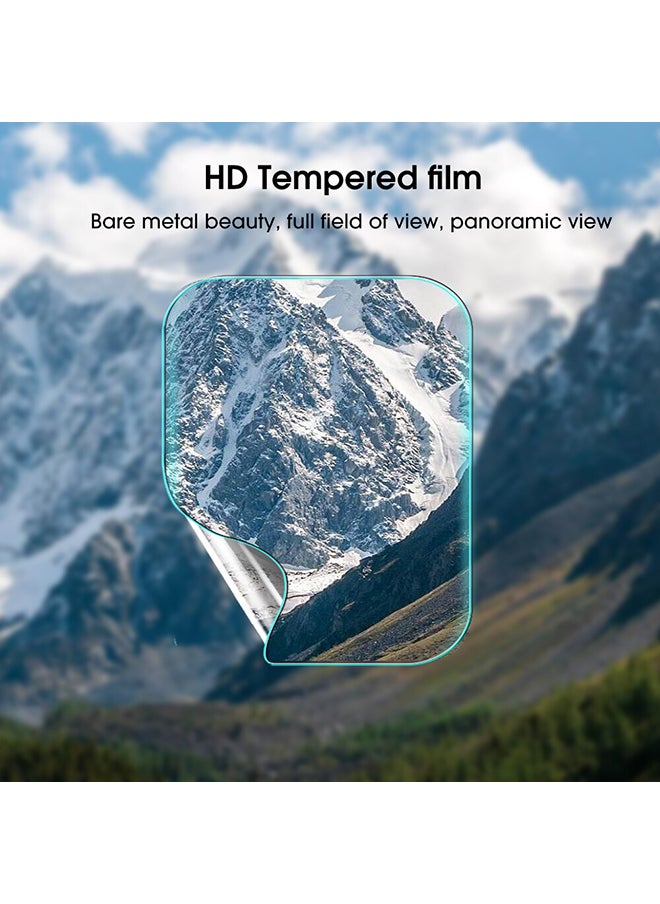 O Ozone (Pack of 3) Screen Protector For Redmi Watch 4, Full Coverage Transparent Anti Scratch Hydrogel Film Screen Guard Protector - Clear  - Image 4