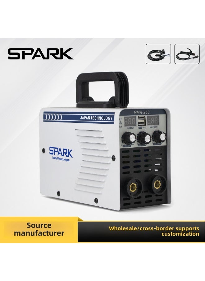 Spark Spark MMA-250 Mini Portable Welding Machine 220V Japanese Technology IGBT Inverter Welder Machine  - Image 1
