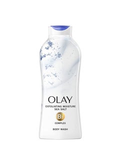 Olay Body Wash Daily Exfoliating White 650 Ml (22 Fl Oz)  - Image 1