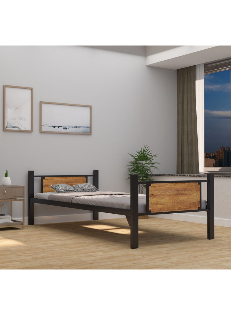 RIGID Steel Single Bed With Heavy Duty Metal 196*95*60 CM - Image 2