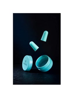 HASPRO HASPRO [50 PAIRS] Eco-Friendly Bulk Pack, Ultra Soft Foam Earplugs in GIGA Tube with Carry Case, Best Earplugs for Noise Canceling, Snoring, Work, DIY, Noise Redcution SNR 38dB (Mint)  - Image 3