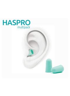 HASPRO HASPRO [50 PAIRS] Eco-Friendly Bulk Pack, Ultra Soft Foam Earplugs in GIGA Tube with Carry Case, Best Earplugs for Noise Canceling, Snoring, Work, DIY, Noise Redcution SNR 38dB (Mint)  - Image 5