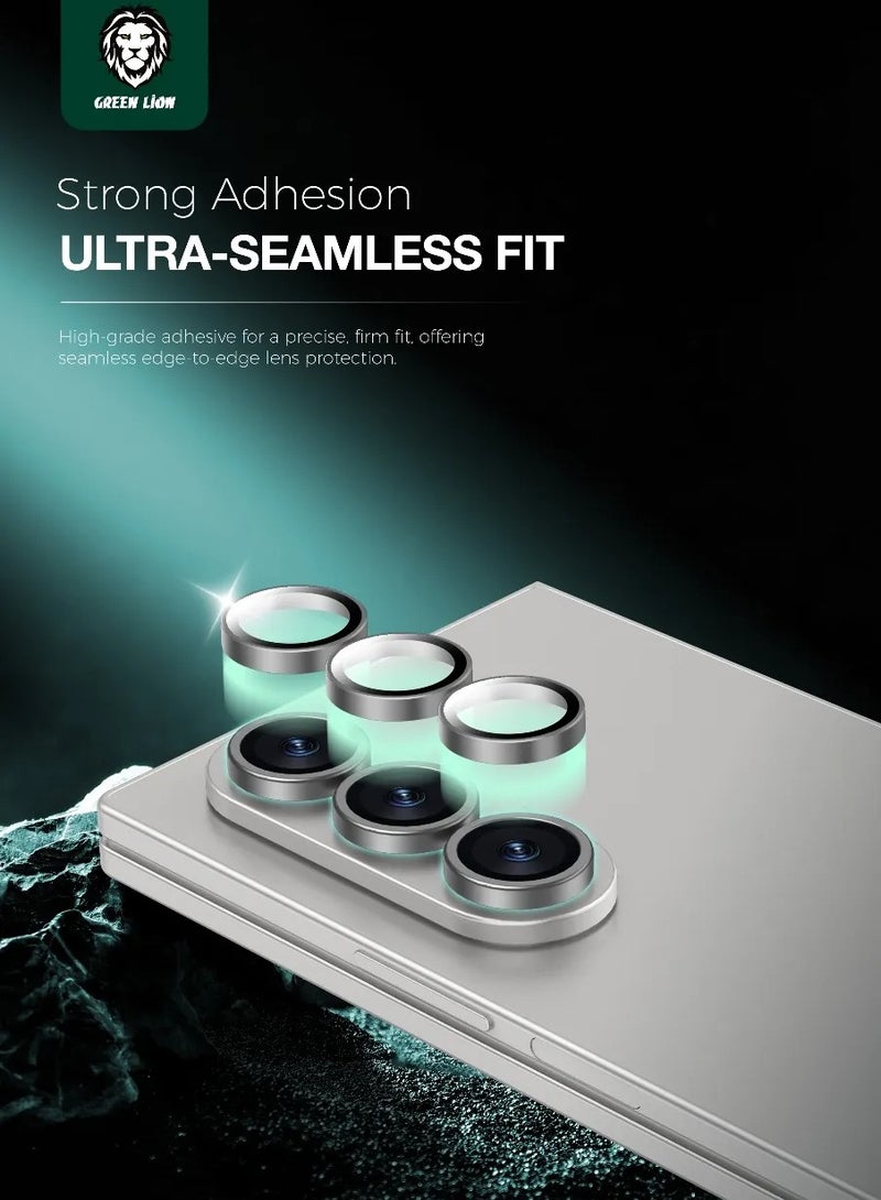 GREEN LION Classic Camera Lens Protector For Samsung Galaxy Z Fold 7 / Anti-Scratch Protection / High Transparency / 9H Hardness - Grey - Image 4