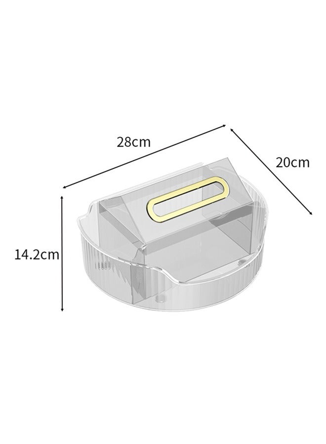 إن كي أكس منظم تخزين المناديل والمكياج مع حامل مناديل - Image 5