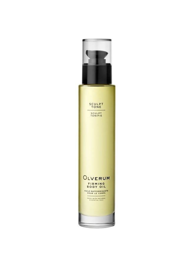 OLVERUM - Olverum Firming Body Oil - Luxury Skin Tightening Oil 100ml Spray - Ethically Sourced Blend of Active Botanical and Essential Oils - Contouring Collagen Boost for Women And Men - Relax. Restore. Renew - Image 1