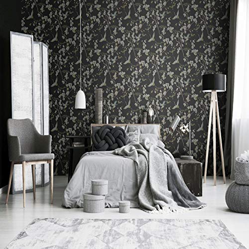 Graham & Brown Kabuki Japan Black Wallpaper - Image 2