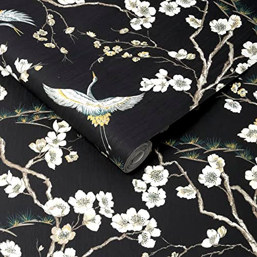 Graham & Brown Kabuki Japan Black Wallpaper - Image 3