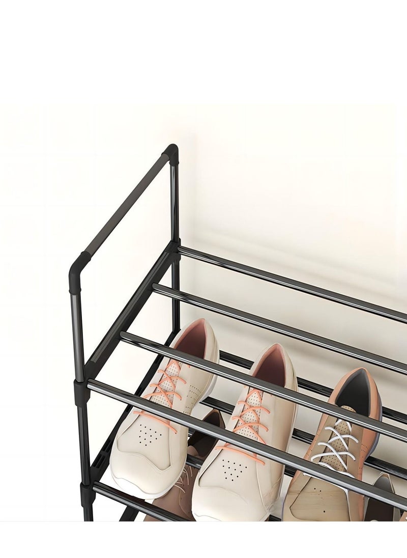 Cool Baby COOLBABY 5 Layer Metal Shoe Rack Adjustable Shoe Rack Storage Organizer Stackable Boot And Shoe Storage For Entrances  - Image 5