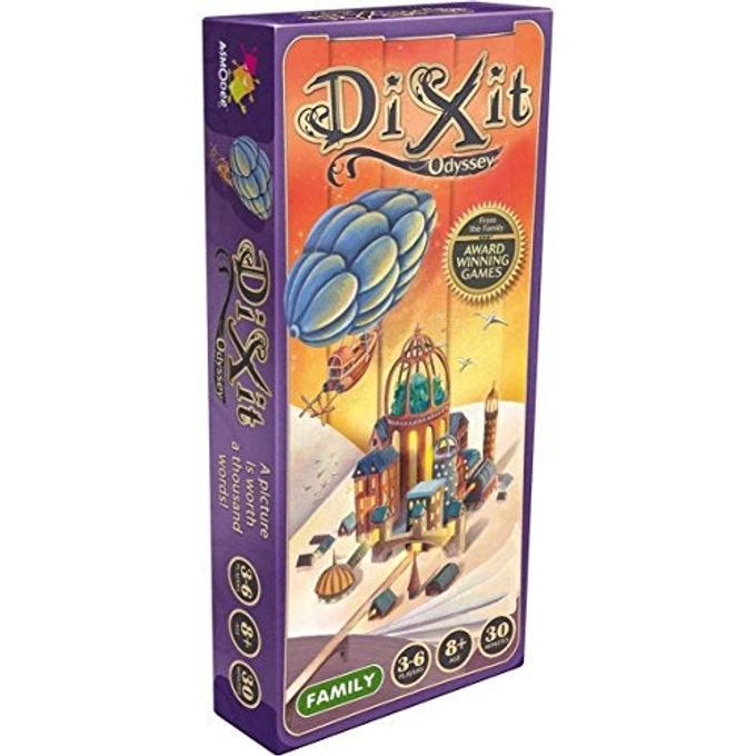 Asmodee Dixit Odyssey Board Game EXPANSION Enrich Your Imagination with 84 New Cards! Creative Storytelling Game, Fun Family Game for Kids & Adults, Ages 8+, 3-6 Players, 30 Min Playtime, Made by Libellud - Image 1
