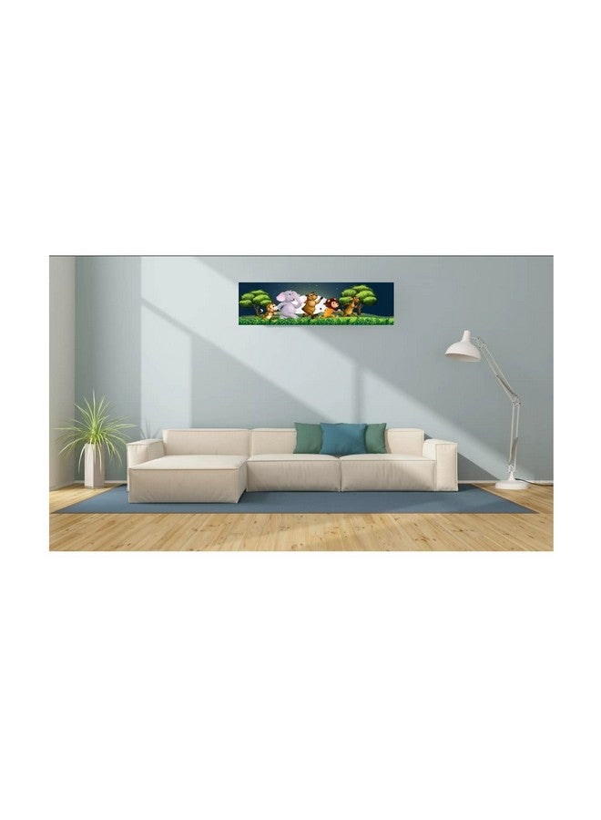 DARSHANAM WORLD Polyester Dolphin Printed Dust Cover Folding Designer Ac Cover For Indoor Split Ac 1 Ton (White, 91 X 31 X 21Cm)(Green) - Image 4