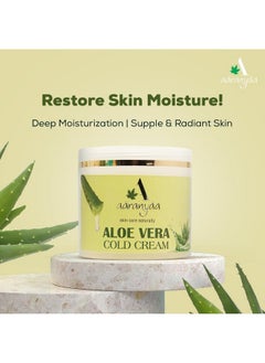 Aaranyaa Aloe Vera Cold Cream (100Gm) Face Cream For Daily Glow & Hydration |For All Skin Type | For Men & Women - Paraben Free  - Image 4