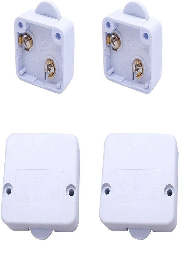 Protium Wardrobe Touch Normally Closed Wardrobe Touch Close Open Door Drawers On Off Light Switch (White) -Pack of 2 - Image 1