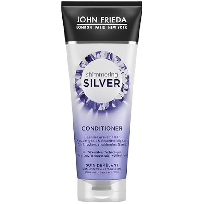 John Frieda SHIMMERING SILVER CONDITIONER Â€“ CONDITIONER Â€“ VOLUME: 250 ML Â€“ MOISTURISES GREY HAIR - Image 1