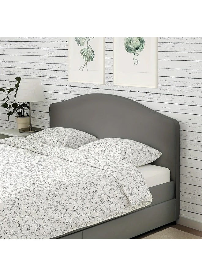 Zeemey 1pc Black and White Wood Contact Paper, Peel and Stick Wallpaper Vinyl Film Self Adhesive Removable Wood Grain Wall Paper for Wall Countertop Cabinet(45*500CM) - Image 2