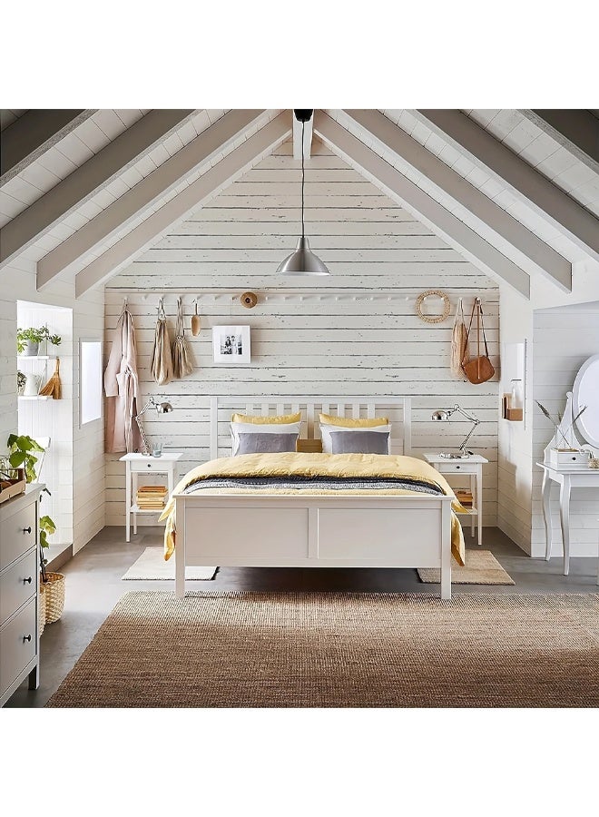 Zeemey 1pc Black and White Wood Contact Paper, Peel and Stick Wallpaper Vinyl Film Self Adhesive Removable Wood Grain Wall Paper for Wall Countertop Cabinet(45*500CM) - Image 4